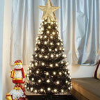 Christmas Decorations LED Snowflake Tree Topper, PVC, 24.8 × 23.3 × 5 cm