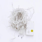 Christmas LED Icicle Lights, 13ft, 19 Hanging Lines, 96 LEDs