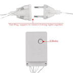 Christmas LED Icicle Lights, 13ft, 19 Hanging Lines, 96 LEDs