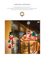 Christmas LED Suction Cup Window Light, 9.84" × 18.11"