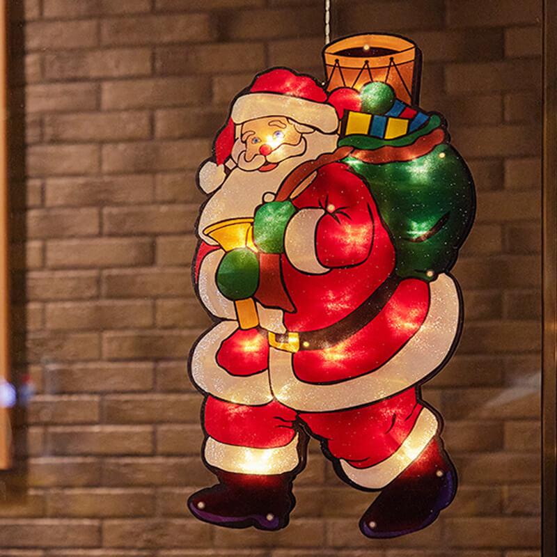 Christmas LED Suction Cup Window Light, 9.84" × 18.11"