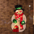 Christmas LED Suction Cup Window Light, 9.84" × 18.11"