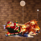 Christmas LED Suction Cup Window Light, 9.84" × 18.11"