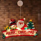 Christmas LED Suction Cup Window Light, 9.84" × 18.11"
