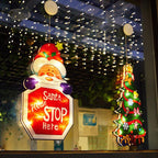 Christmas LED Suction Cup Window Light, 9.84" × 18.11"