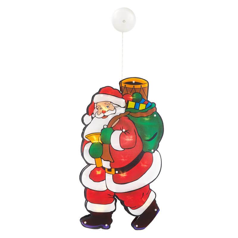 Christmas LED Suction Cup Window Light, 9.84" × 18.11"