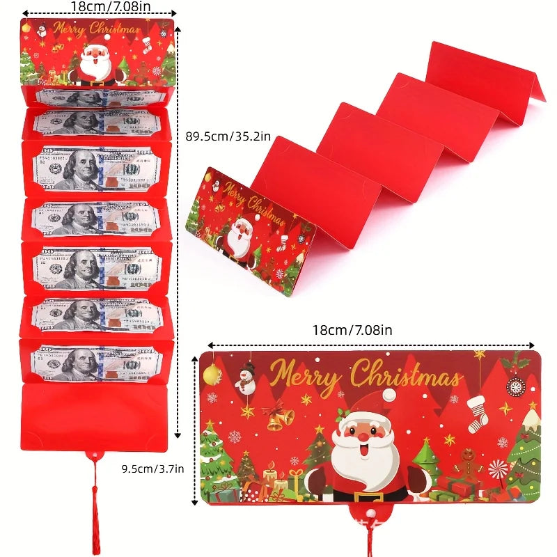 Christmas Money Wallet Gift Envelope, Paper