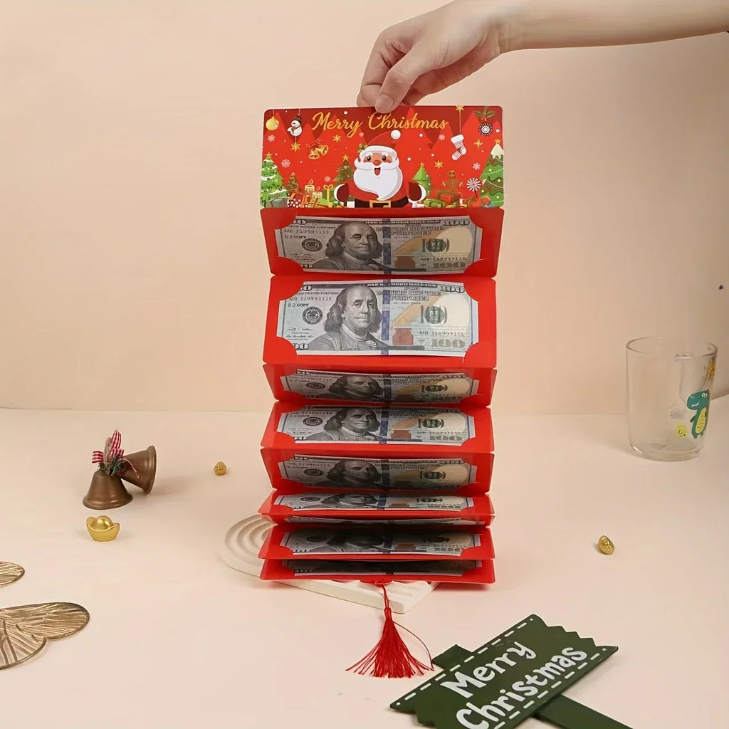 Christmas Money Wallet Gift Envelope, Paper