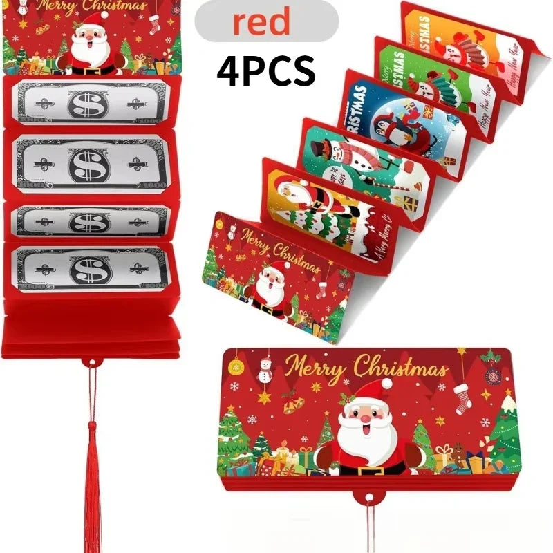 Christmas Money Wallet Gift Envelope, Paper