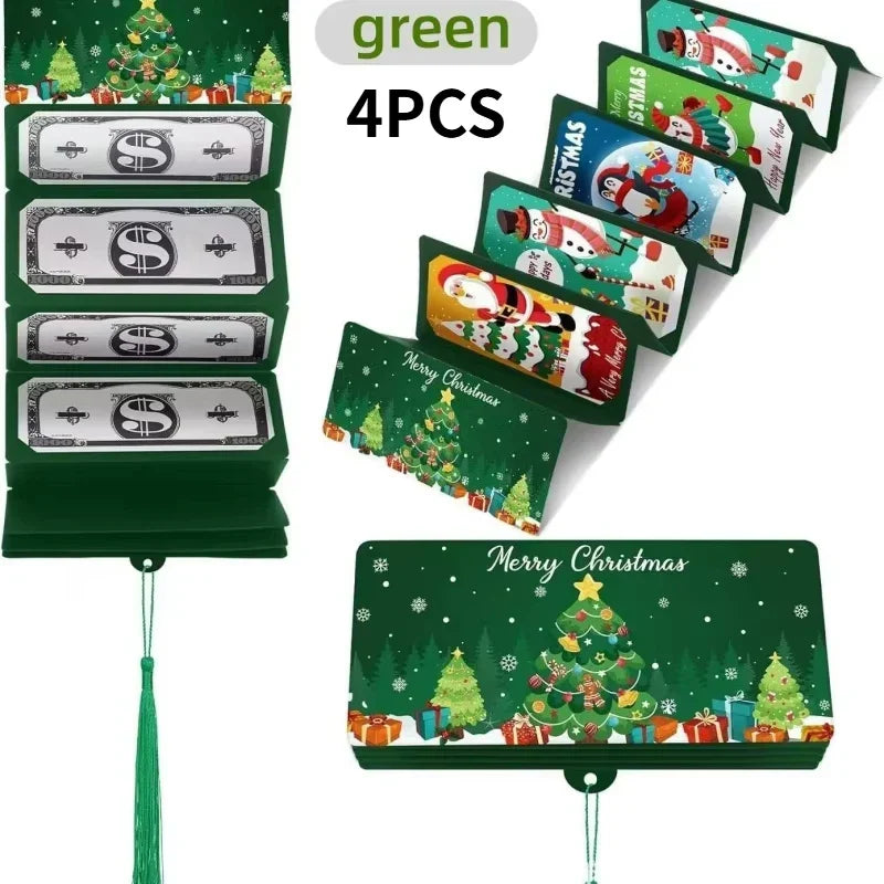 Christmas Money Wallet Gift Envelope, Paper