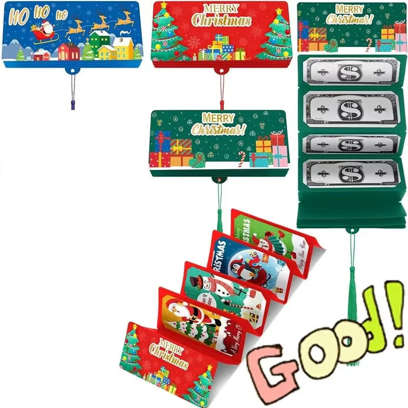 Christmas Money Wallet Gift Envelope, Paper