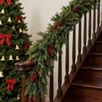 Christmas Pine and Cedar Door Hanging Wreath