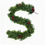 Christmas Pine and Cedar Door Hanging Wreath
