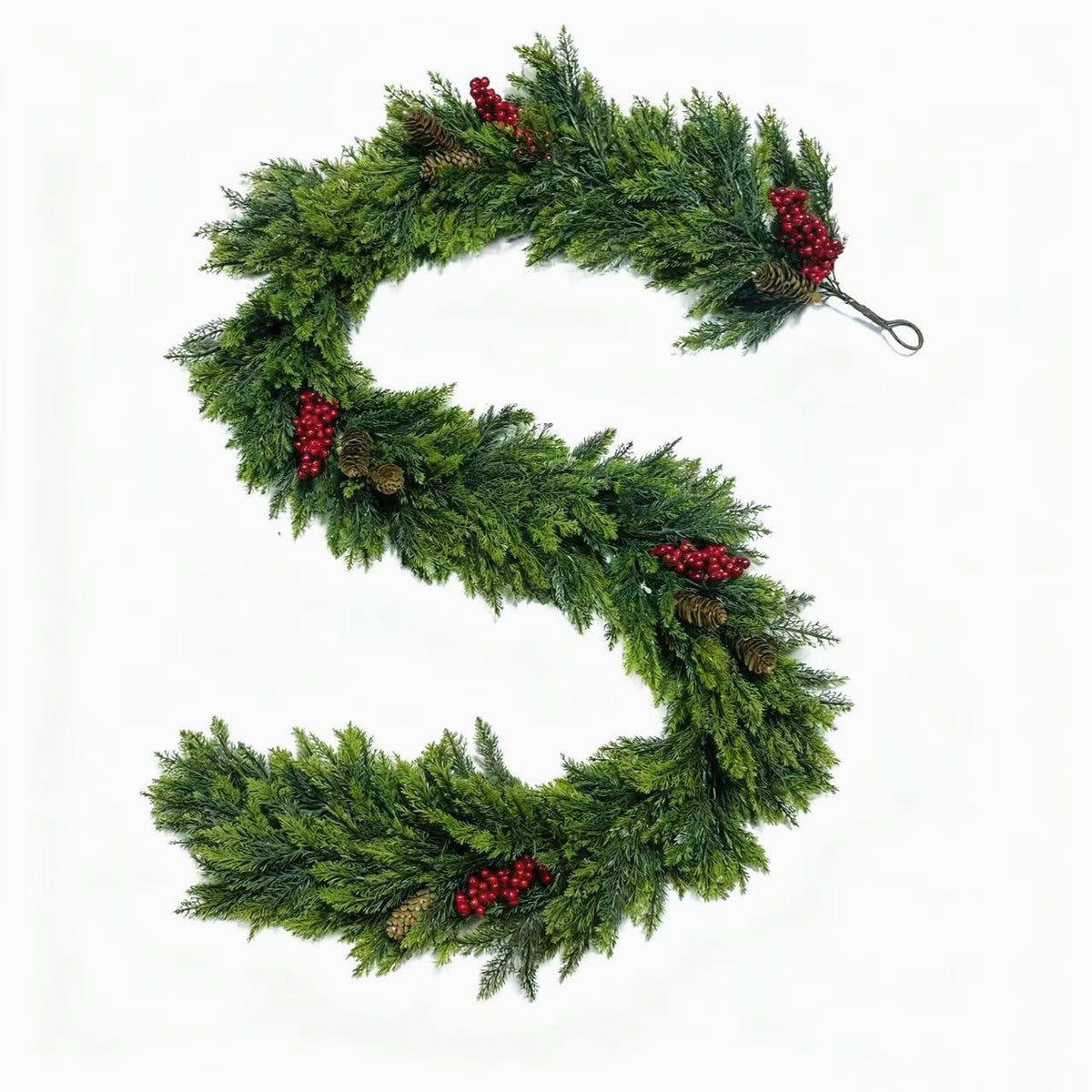 Christmas Pine and Cedar Door Hanging Wreath