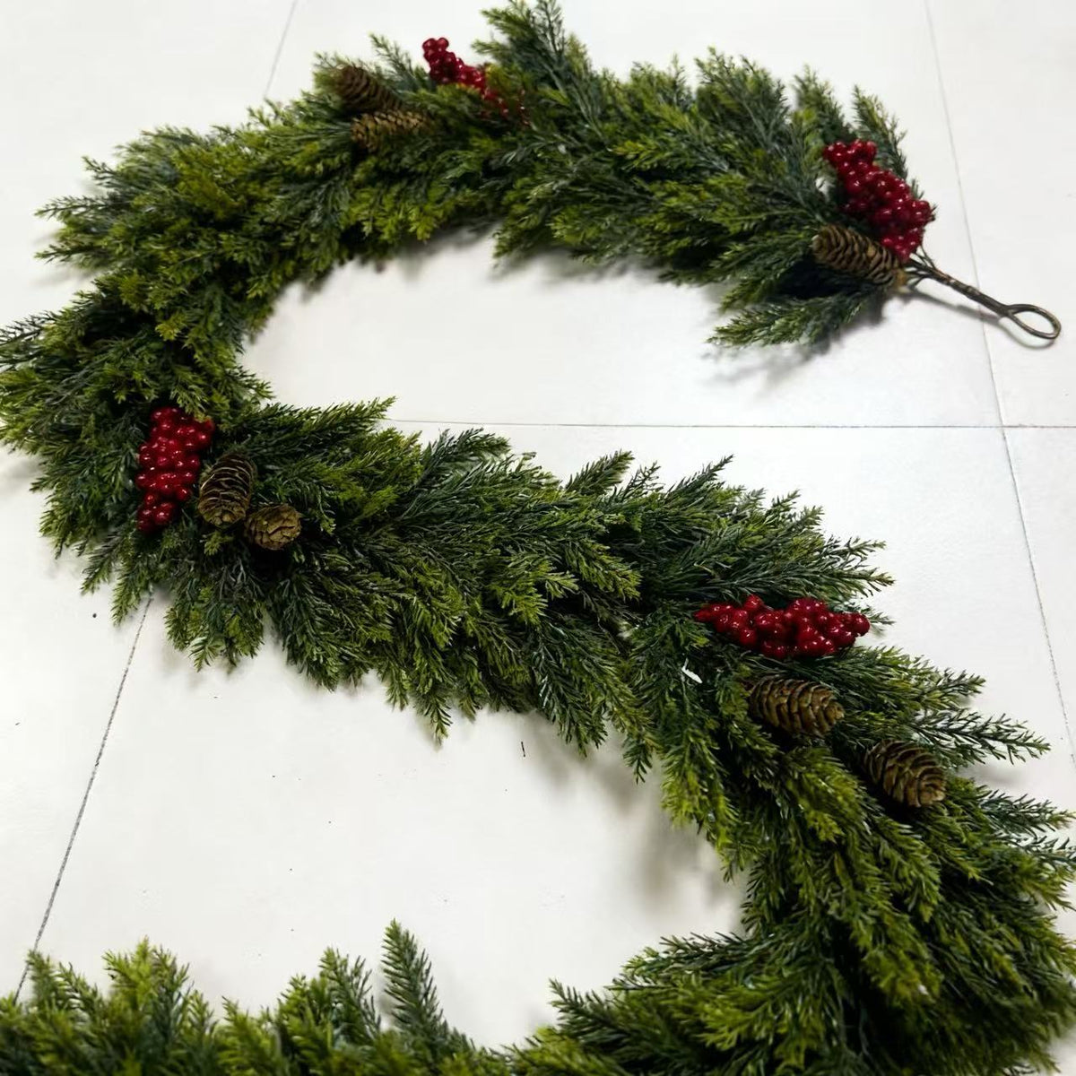 Christmas Pine and Cedar Door Hanging Wreath