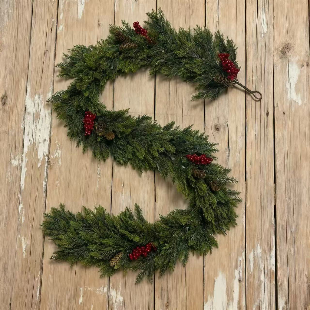 Christmas Pine and Cedar Door Hanging Wreath