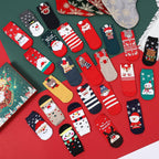 Christmas Sock Advent Calendar, 24 Pairs, Unisex, Single Size