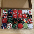Christmas Sock Advent Calendar, 24 Pairs, Unisex, Single Size