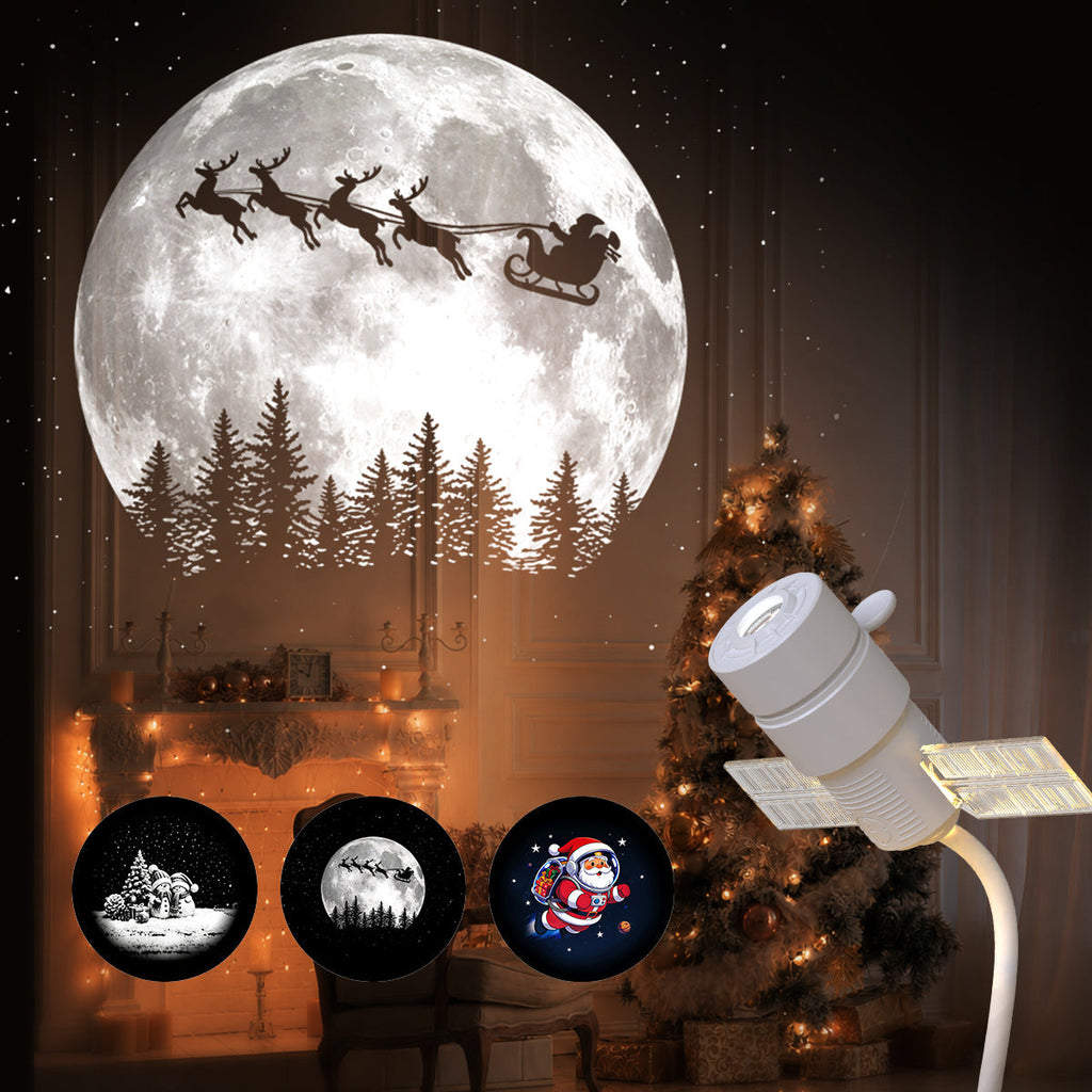 Christmas Starry Sky Projection Light with Interchangeable Slides
