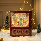 Christmas Tree Decoration Snow Globe with Santa and LED Light