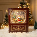 Christmas Tree Decoration Snow Globe with Santa and LED Light