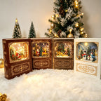 Christmas Tree Decoration Snow Globe with Santa and LED Light