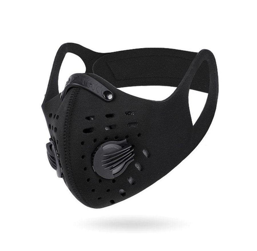 Face Mask Breathable Neoprene Anti Pollution - 5-Layer PM2.5 Filter, Reusable, view 3