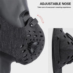 Face Mask Breathable Neoprene Anti Pollution - 5-Layer PM2.5 Filter, Reusable, view 6