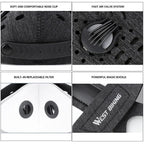 Face Mask Breathable Neoprene Anti Pollution - 5-Layer PM2.5 Filter, Reusable, view 7
