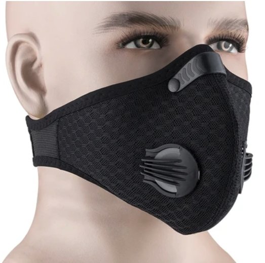 Face Mask Breathable Neoprene Anti Pollution - 5-Layer PM2.5 Filter, Reusable, view 8