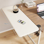 Clamp-On Adjustable Wooden Desk Side Shelf Extension, Foldable Bracket