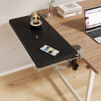 Clamp-On Adjustable Wooden Desk Side Shelf Extension, Foldable Bracket