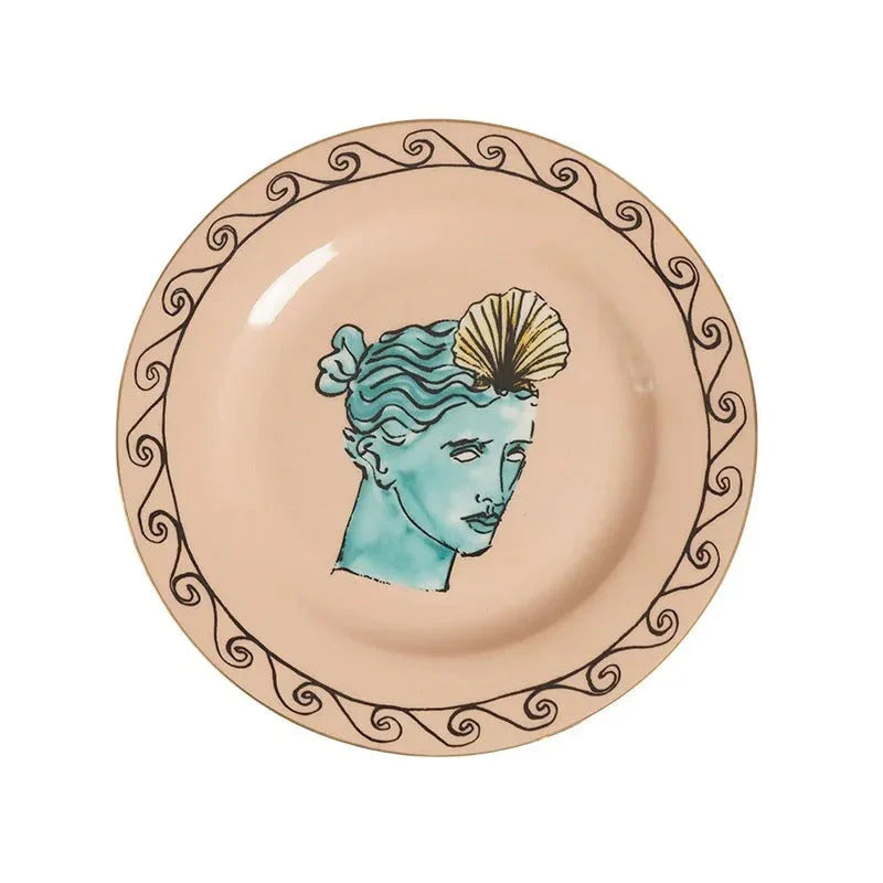 Clay Greek Plates and Mugs-Welvere
