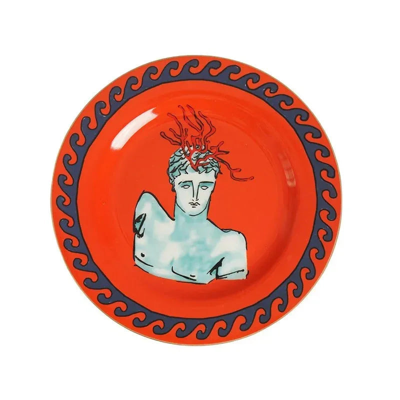 Clay Greek Plates and Mugs-Welvere