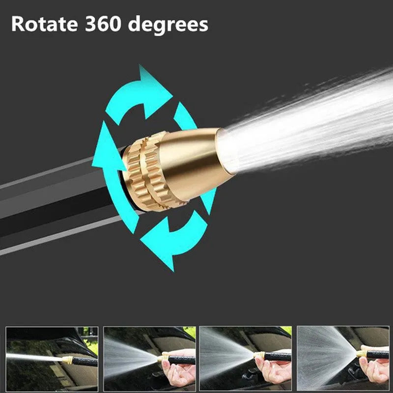 Portable High-Pressure Water Gun for Home, Garden or Car - ABS Handle, Alloy Tip, view 6