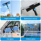 Telescopic Window and Glass Cleaner - 2-in-1 Squeegee, 182 cm Reach, view 6