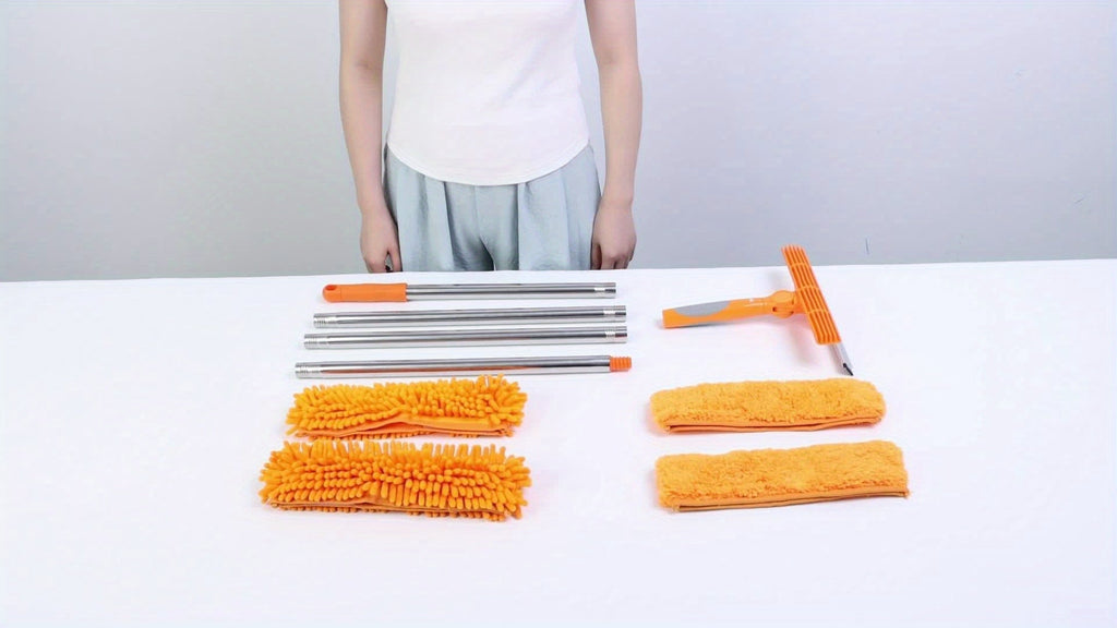 Telescopic Window and Glass Cleaner - 2-in-1 Squeegee, 182 cm Reach, view 7