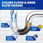 Powerful Drain Cleaner for Kitchen and Bathroom - 350 ml, Biodegradable, view 2