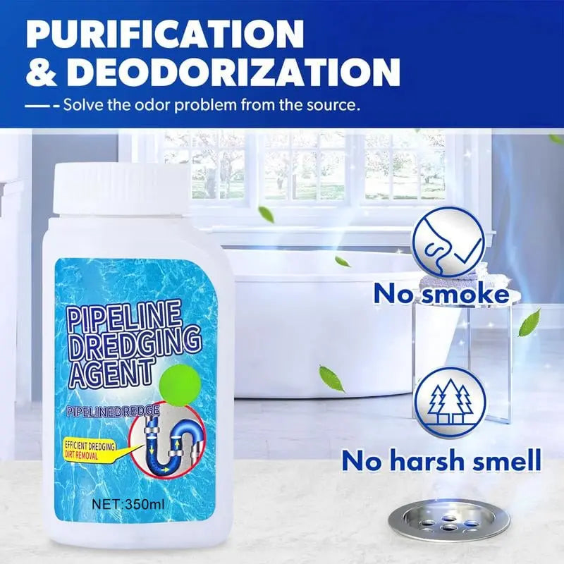 Powerful Drain Cleaner for Kitchen and Bathroom - 350 ml, Biodegradable, view 5