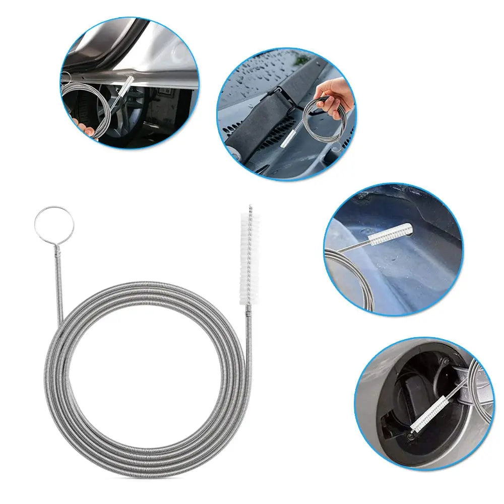 Car Groove and Drain Cleaner Brush - 150 cm, Flexible Stainless Steel, view 6