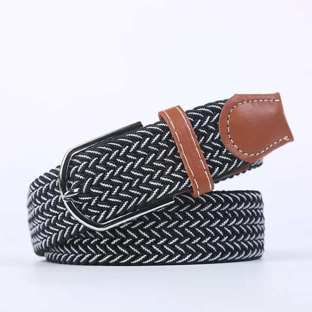 Casual Stretch Belt for Men and Women - Elastic Material, Adjustable up to 43.3", view 5