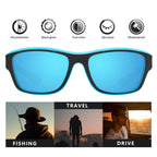 Polarised Outdoor Sport Sunglasses for Men and Women - 100% UV Protection, view 3