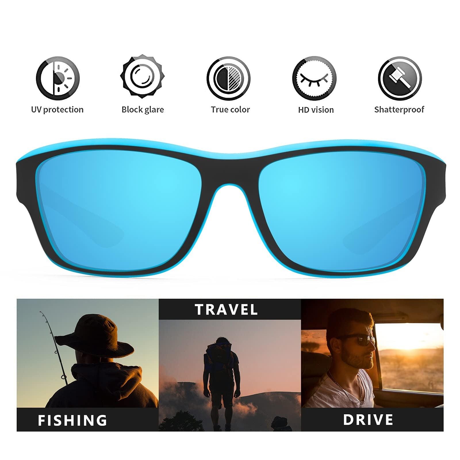 Polarised Outdoor Sport Sunglasses for Men and Women - 100% UV Protection, view 3