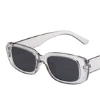 Retro Rectangular Sunglasses for Women - UV400, Lightweight Plastic Frame, view 10