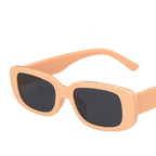 Retro Rectangular Sunglasses for Women - UV400, Lightweight Plastic Frame, view 11