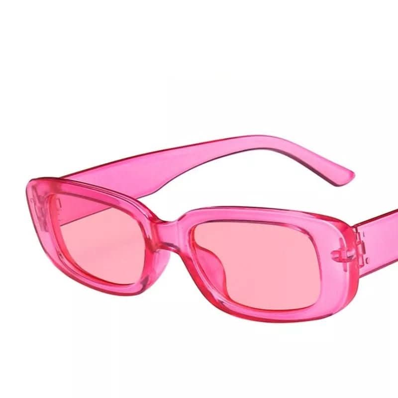 Retro Rectangular Sunglasses for Women - UV400, Lightweight Plastic Frame, view 12