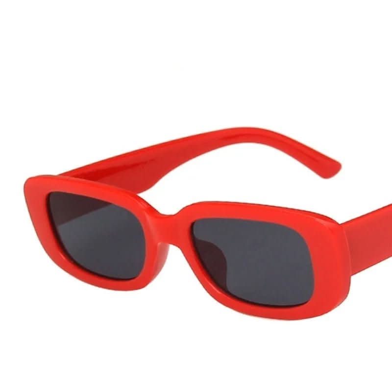 Retro Rectangular Sunglasses for Women - UV400, Lightweight Plastic Frame, view 14