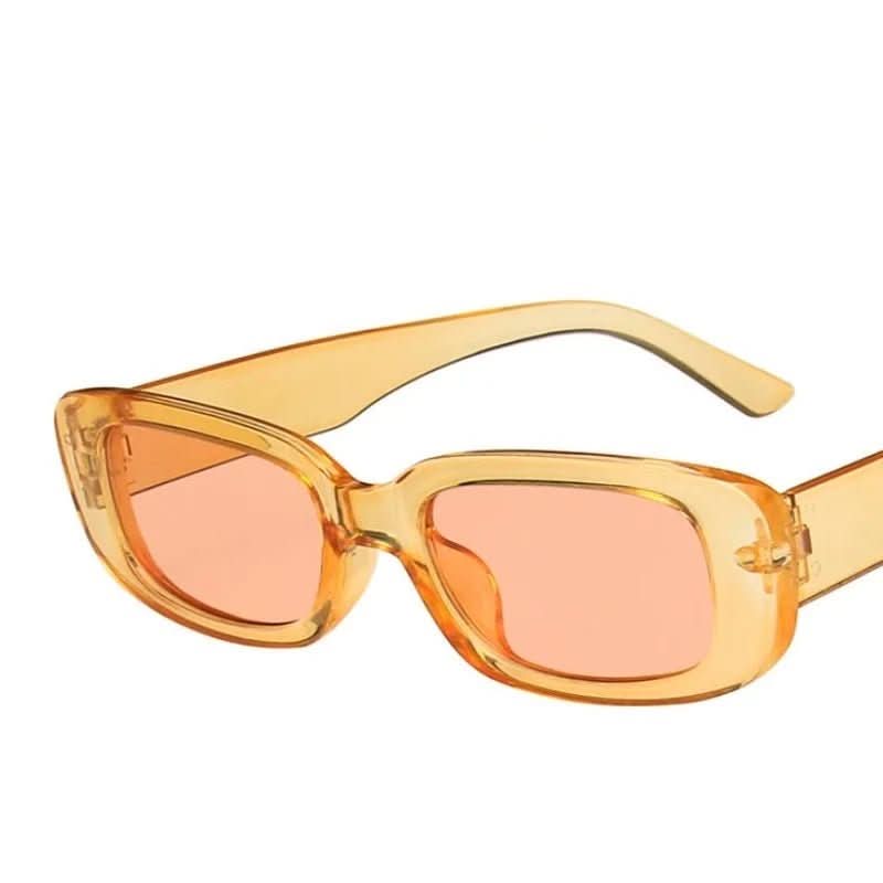 Retro Rectangular Sunglasses for Women - UV400, Lightweight Plastic Frame, view 7