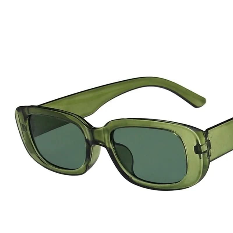 Retro Rectangular Sunglasses for Women - UV400, Lightweight Plastic Frame, view 8
