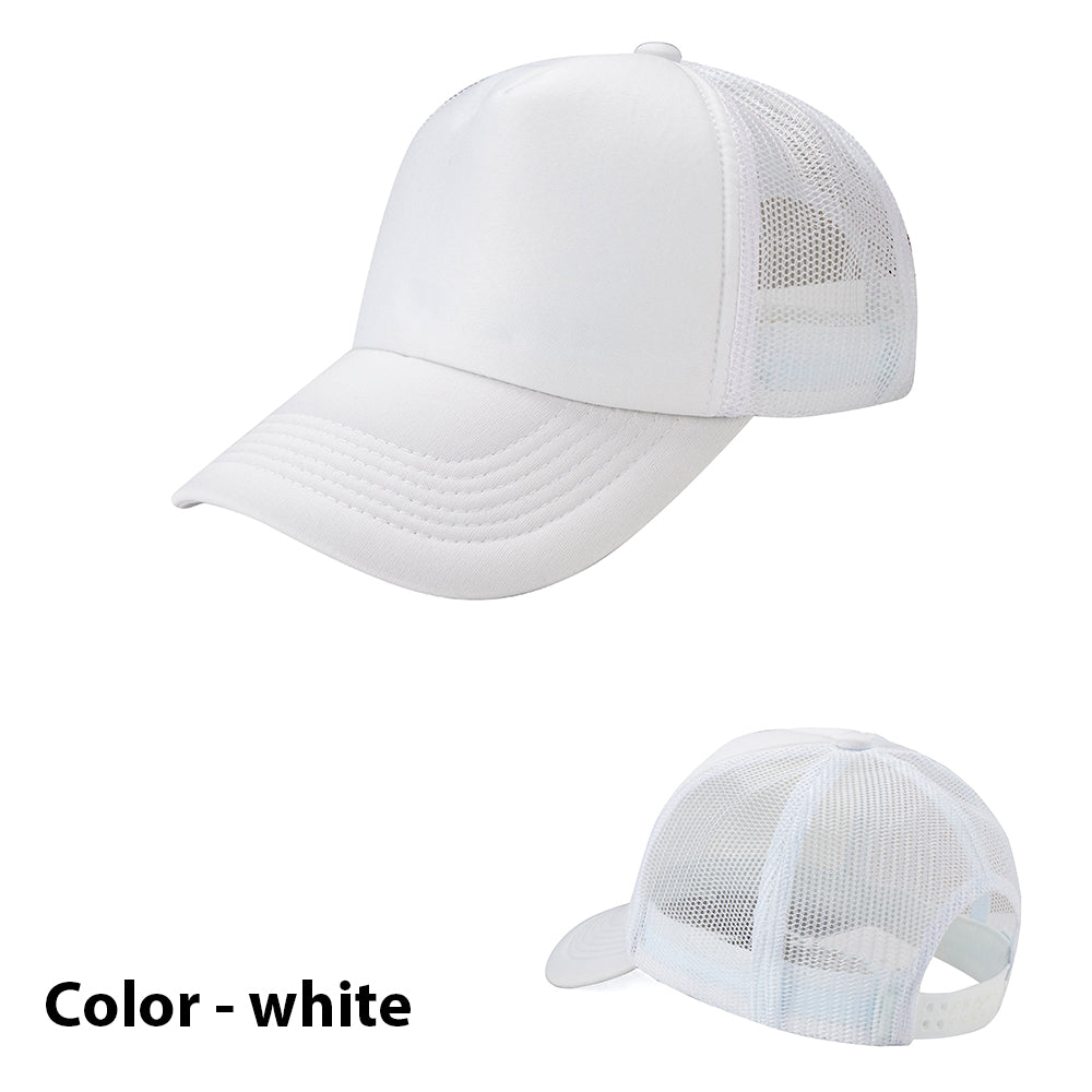 Trucker Baseball Cap for Men and Women - Adjustable Snapback, Mesh Back, view 5